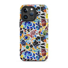 Cadaqués Bohemian Mosaic MagSafe iPhone Case - The Global Wanderer