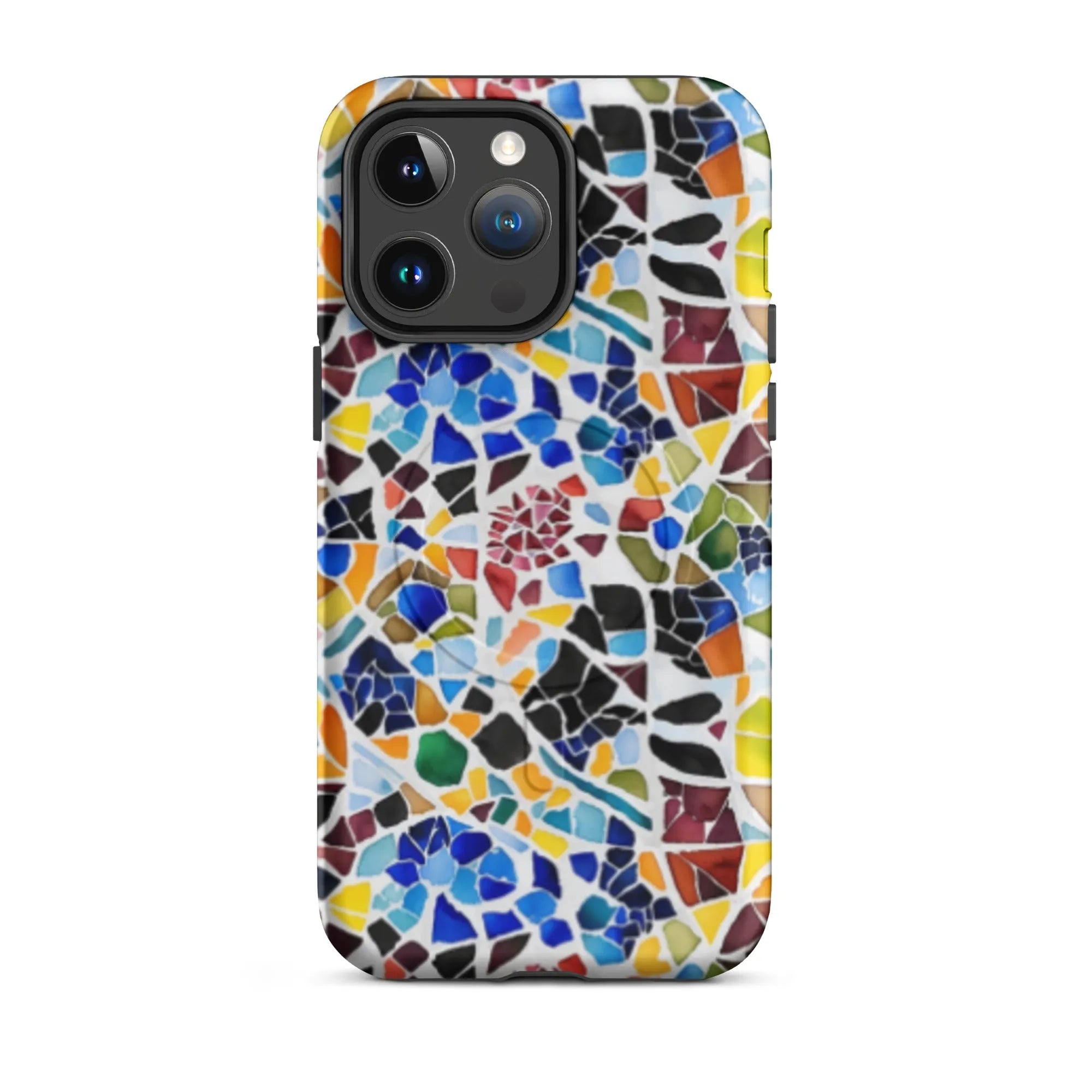Cadaqués Bohemian Mosaic MagSafe iPhone Case - The Global Wanderer