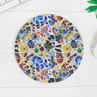 Cadaqués Bohemian Mosaic Mouse Pad - The Global Wanderer