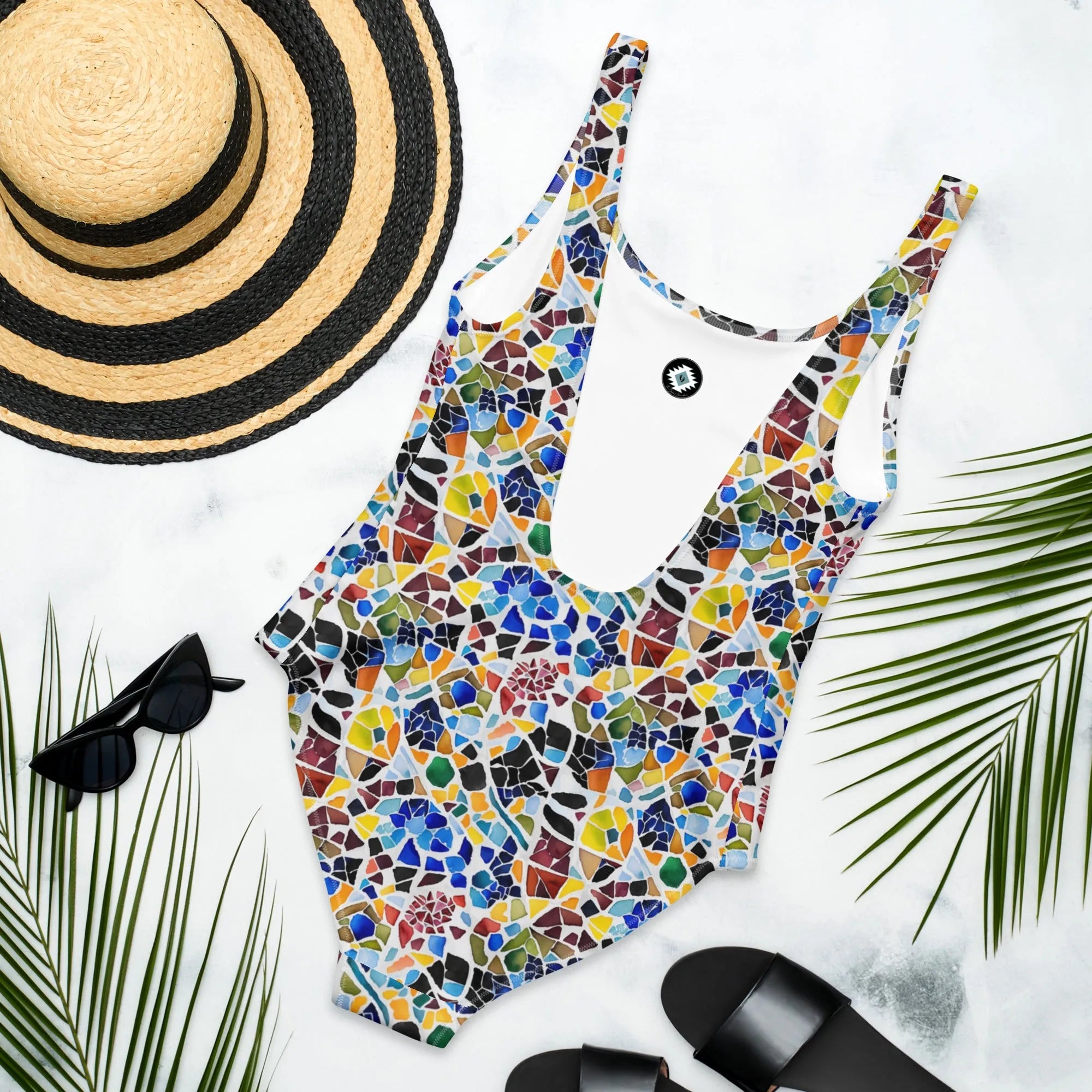 Cadaqués Bohemian Mosaic One-Piece Swimsuit - The Global Wanderer