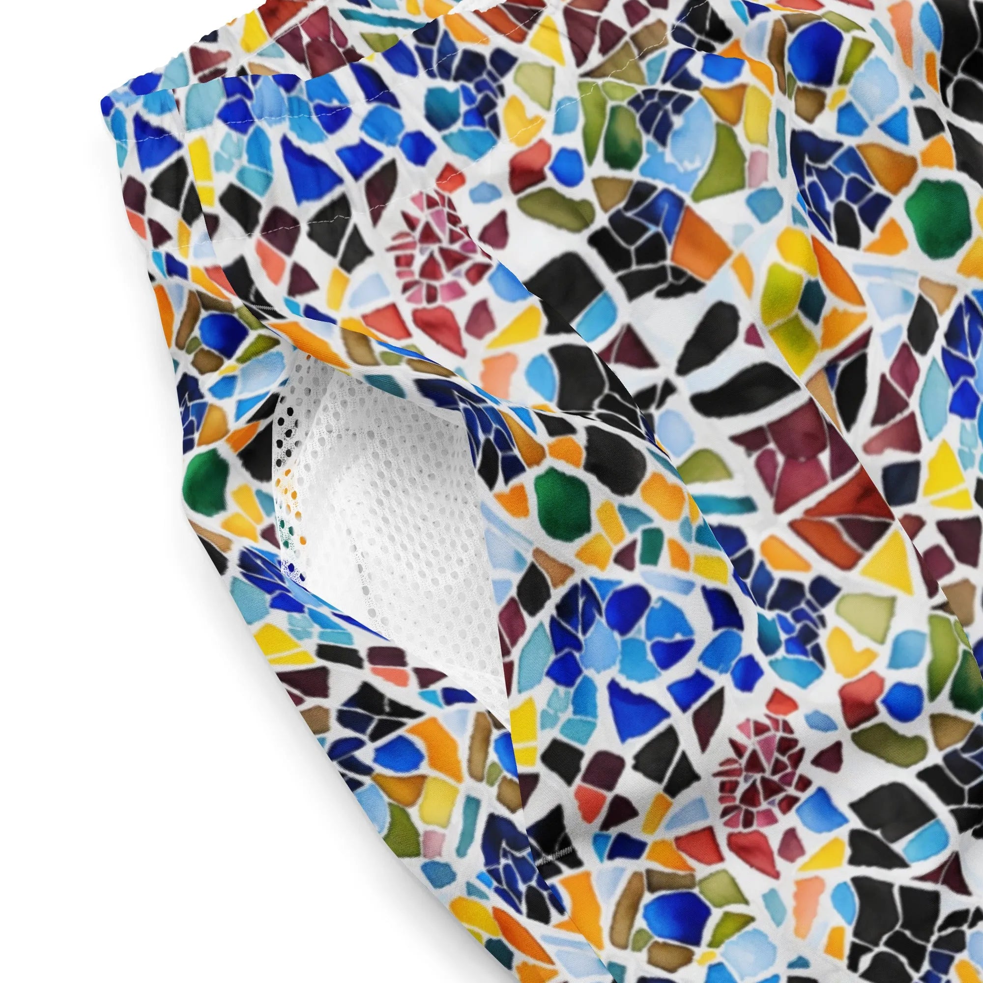 Cadaqués Bohemian Mosaic Recycled Swim Trunks - The Global Wanderer