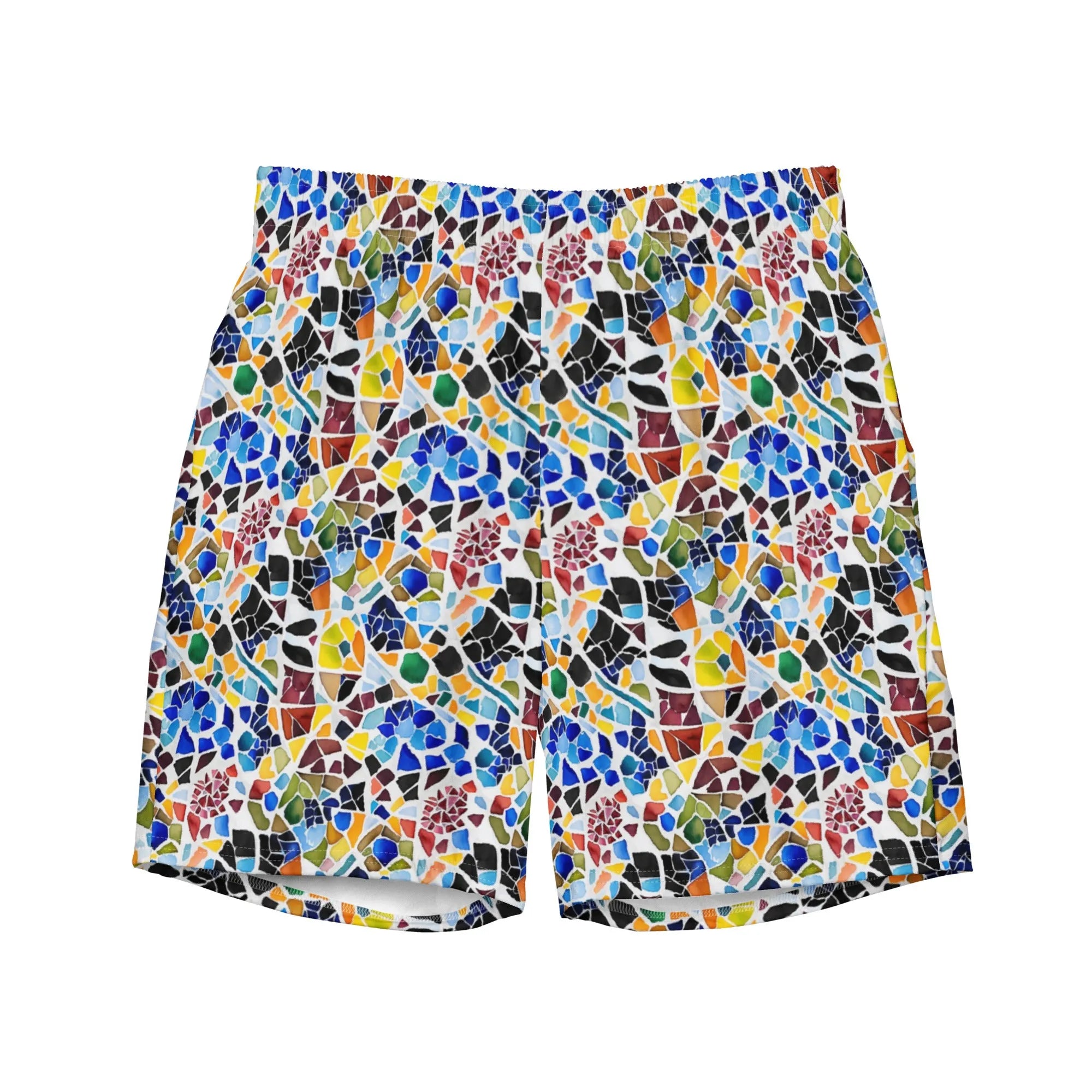 Cadaqués Bohemian Mosaic Recycled Swim Trunks - The Global Wanderer