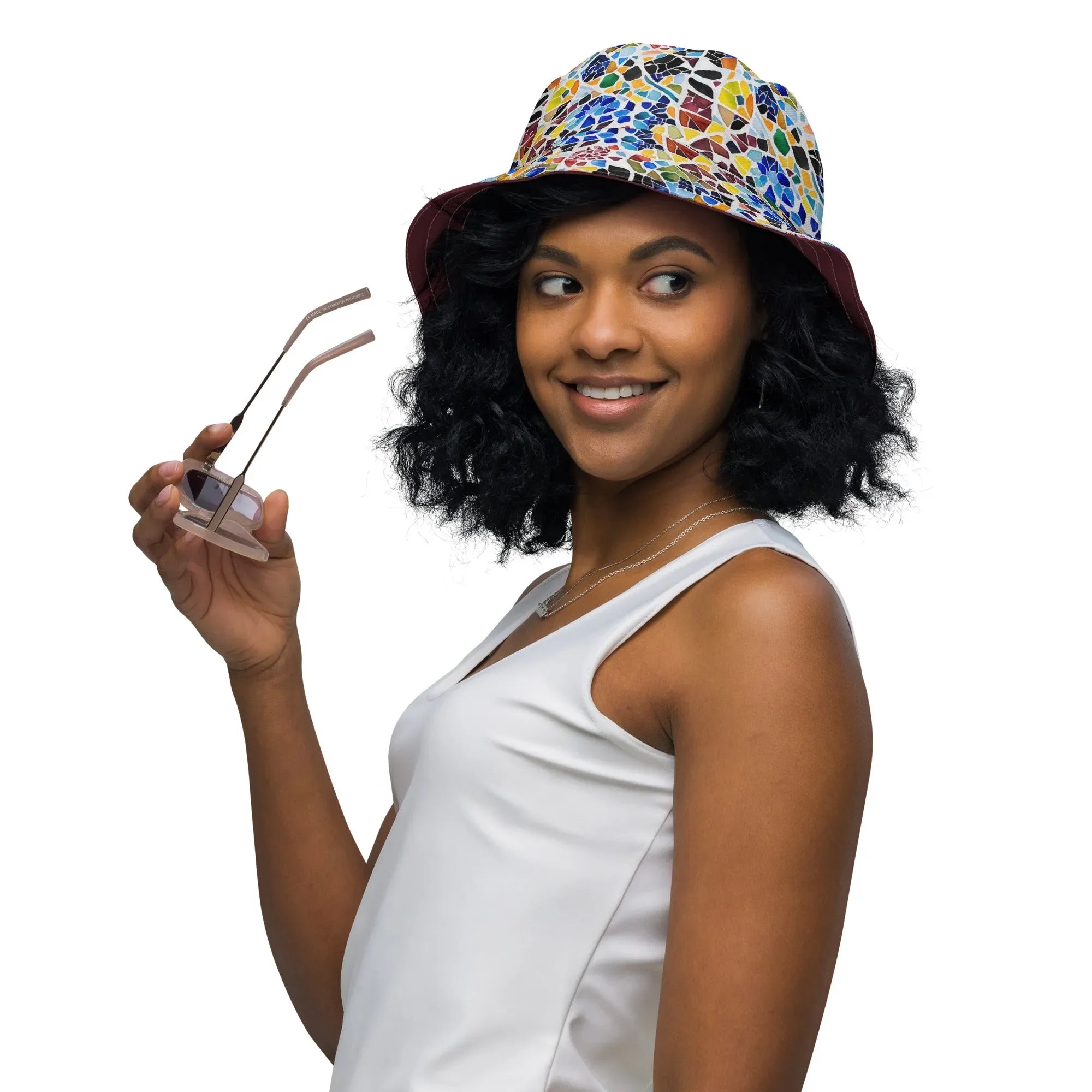 Cadaqués Bohemian Reversible Bucket Hat | Globally Inspired Bucket
