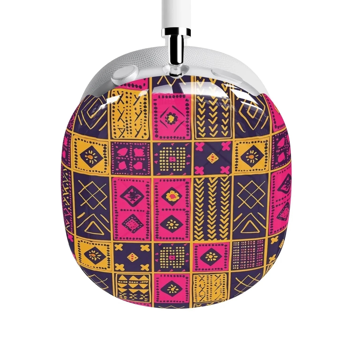 Cape Coast Bloom Kente Cloth AirPods Max Case - The Global Wanderer