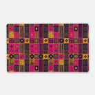 Ghanaian Kente Cloth Print Desk Mat - The Global Wanderer