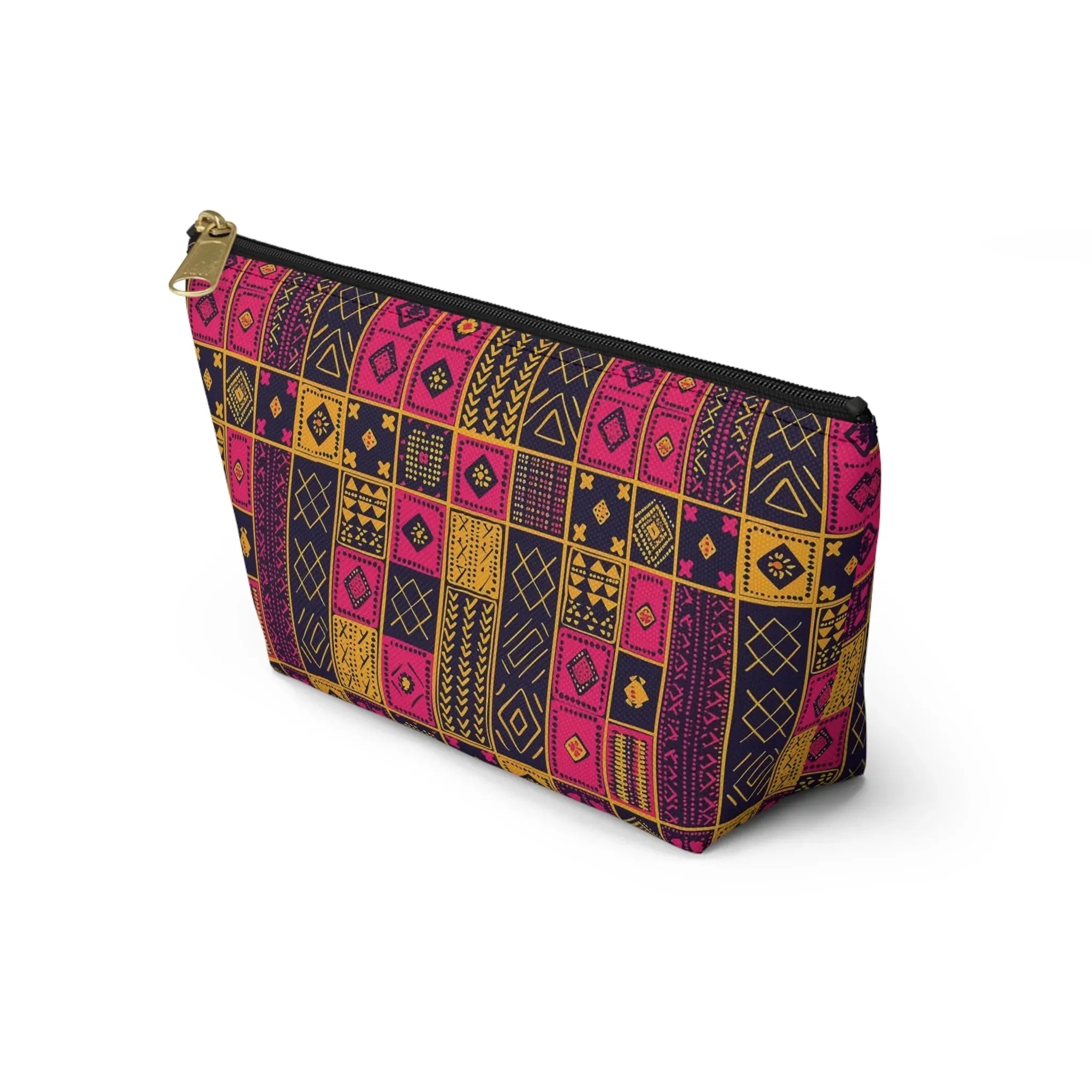 Ghanaian Kente Cloth Print Pouch - The Global Wanderer