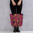 Ghanaian Kente Cloth Tote Bag - The Global Wanderer