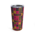 Ghanaian Kente Cloth Tumbler - The Global Wanderer