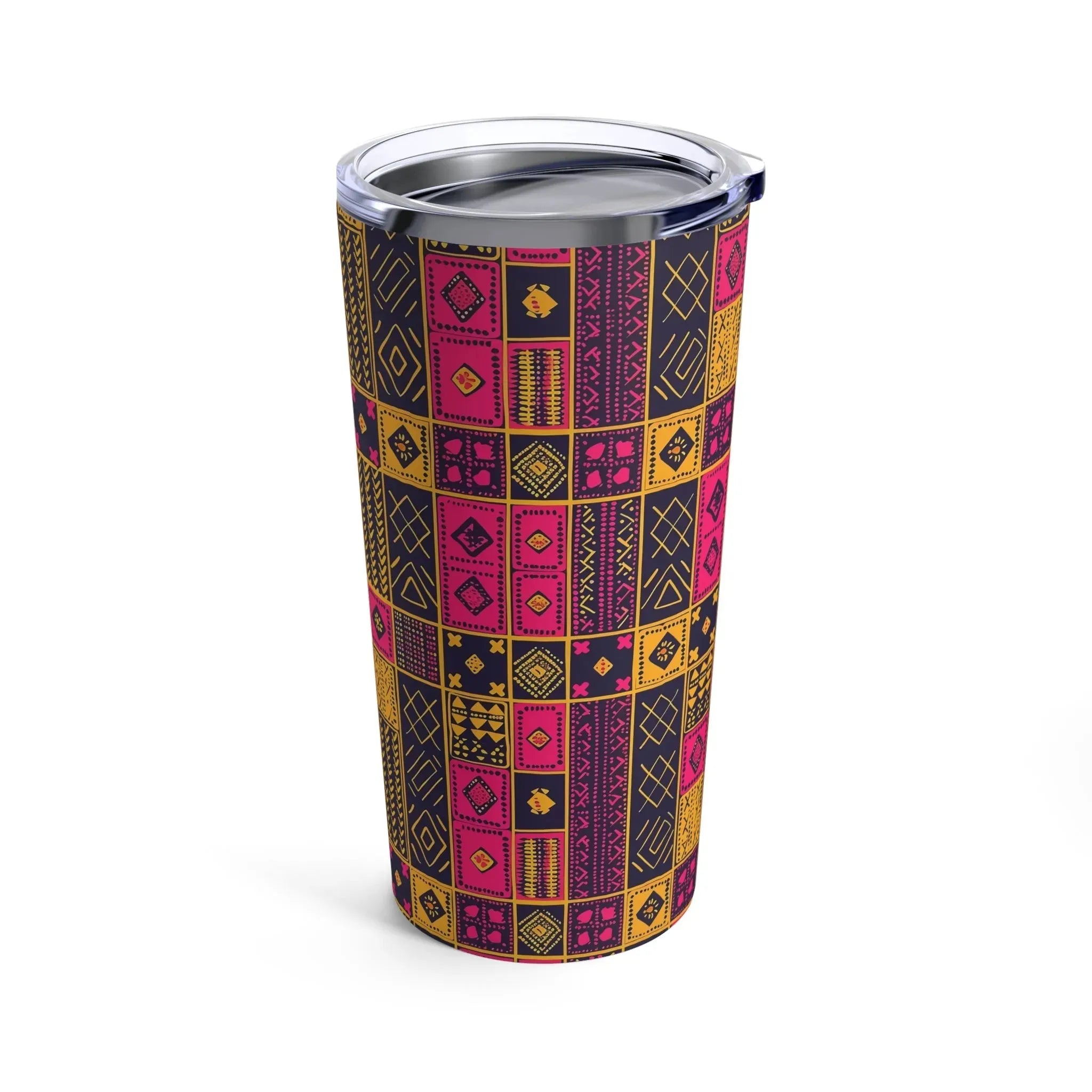 Ghanaian Kente Cloth Tumbler - The Global Wanderer