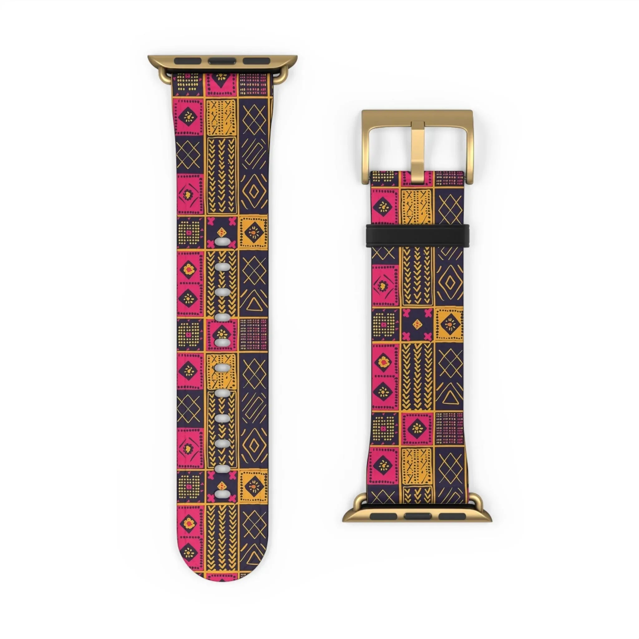 Ghanaian Kente Cloth Watch Band - The Global Wanderer