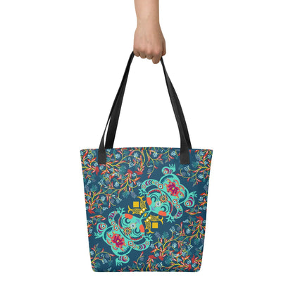 Chinese Folk Art Tote Bag - The Global Wanderer