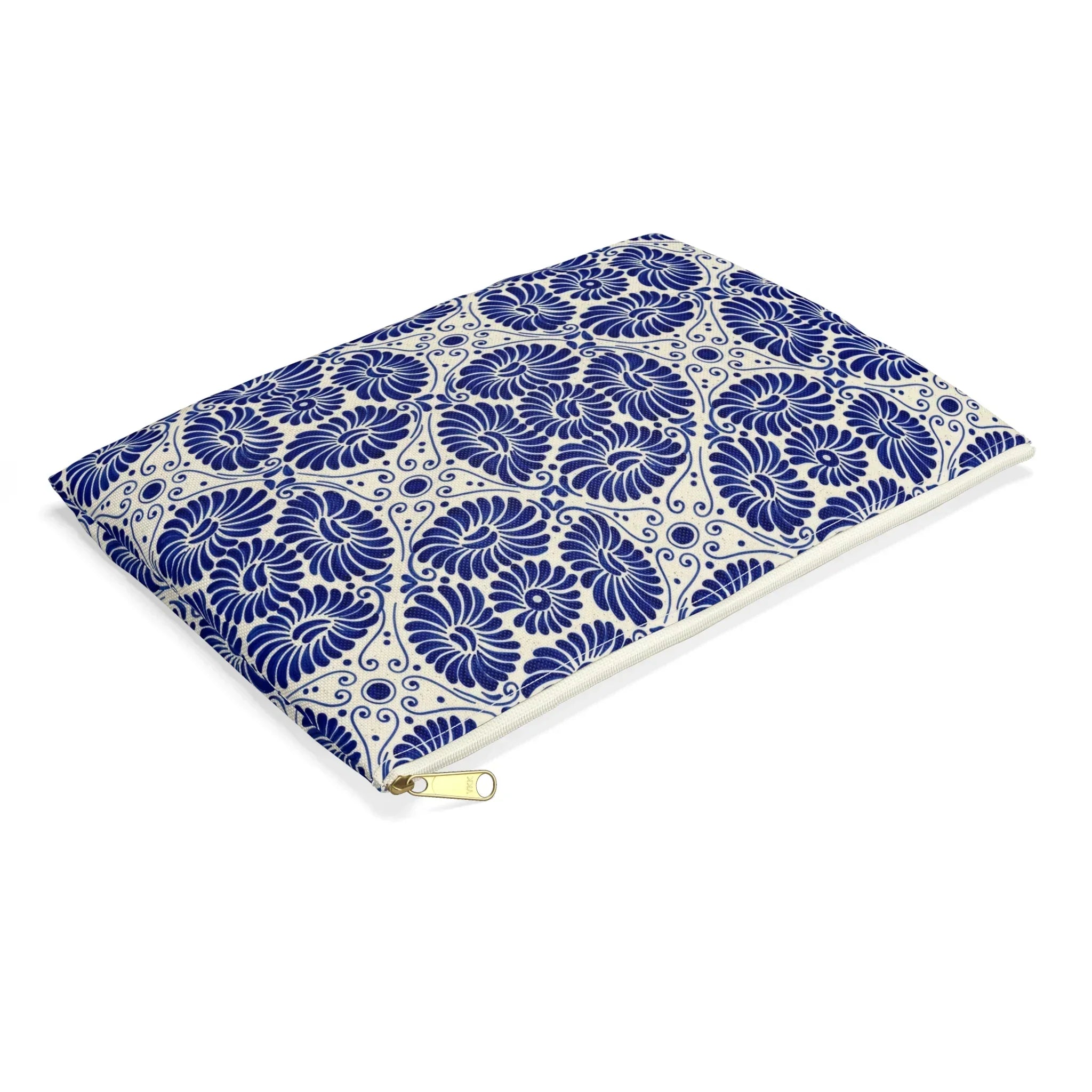 Cholula Talavera Tile Flat Pouch - The Global Wanderer