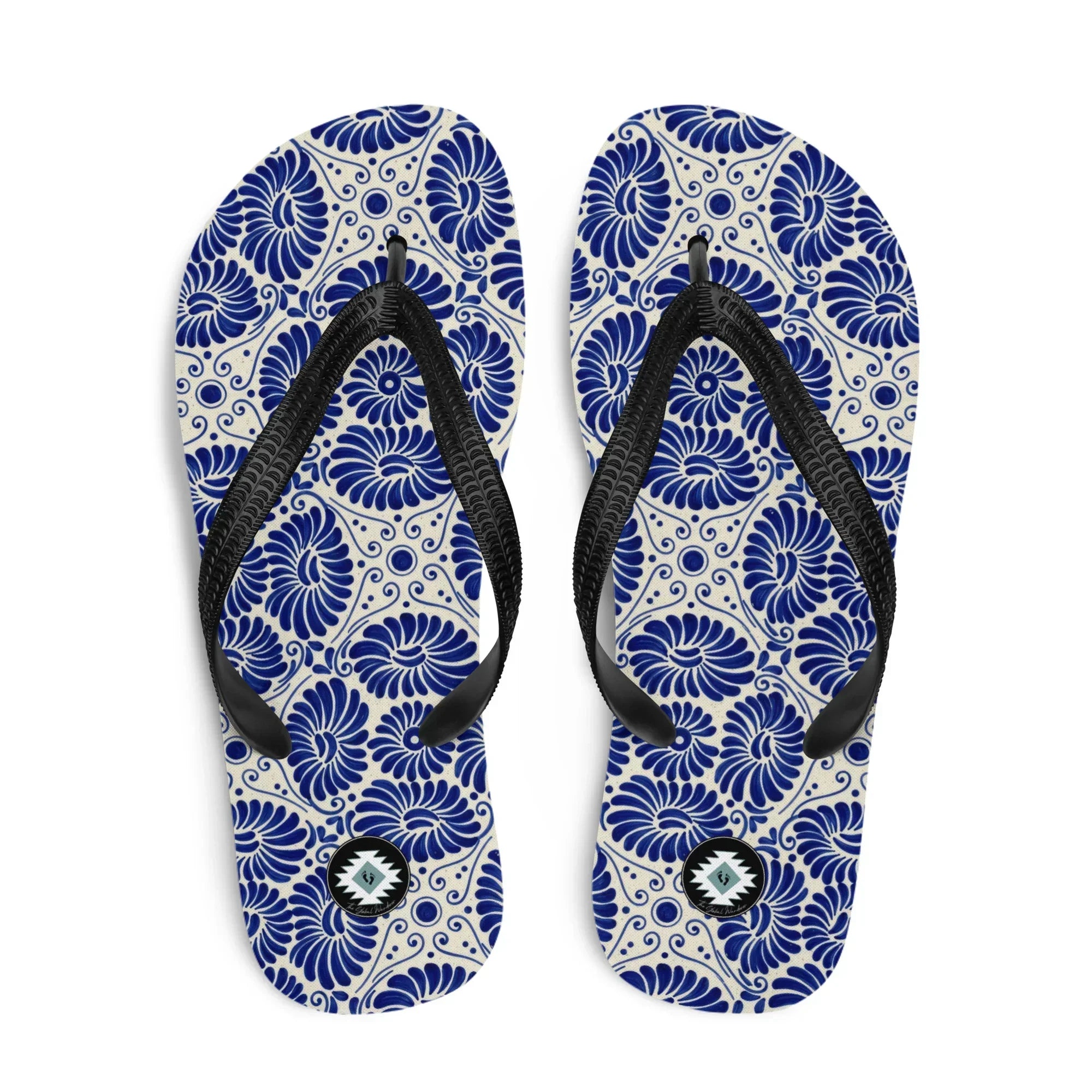 Cholula Talavera Tile Flip Flops - The Global Wanderer