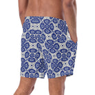 Cholula Talavera Tile Recycled Swim Trunks - The Global Wanderer