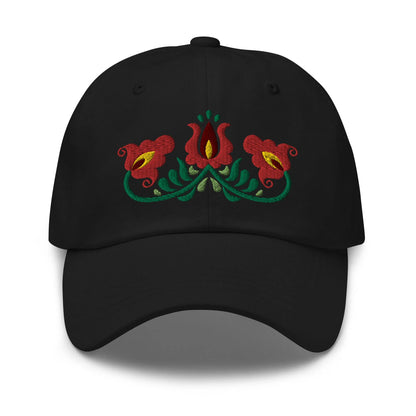 Hungarian Matyó Embroidered  Dad Hat