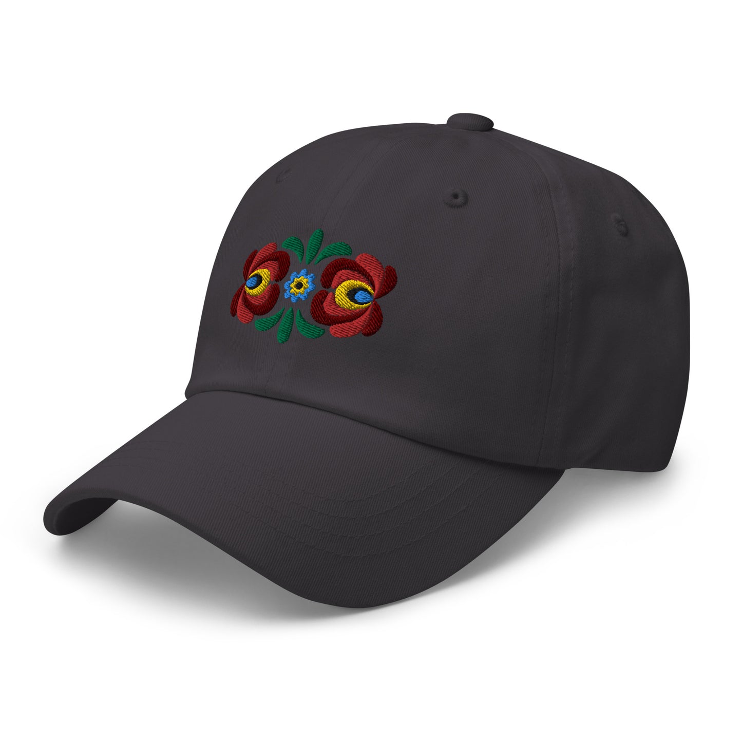 Hungarian Matyó Embroidered  Dad Hat - The Global Wanderer