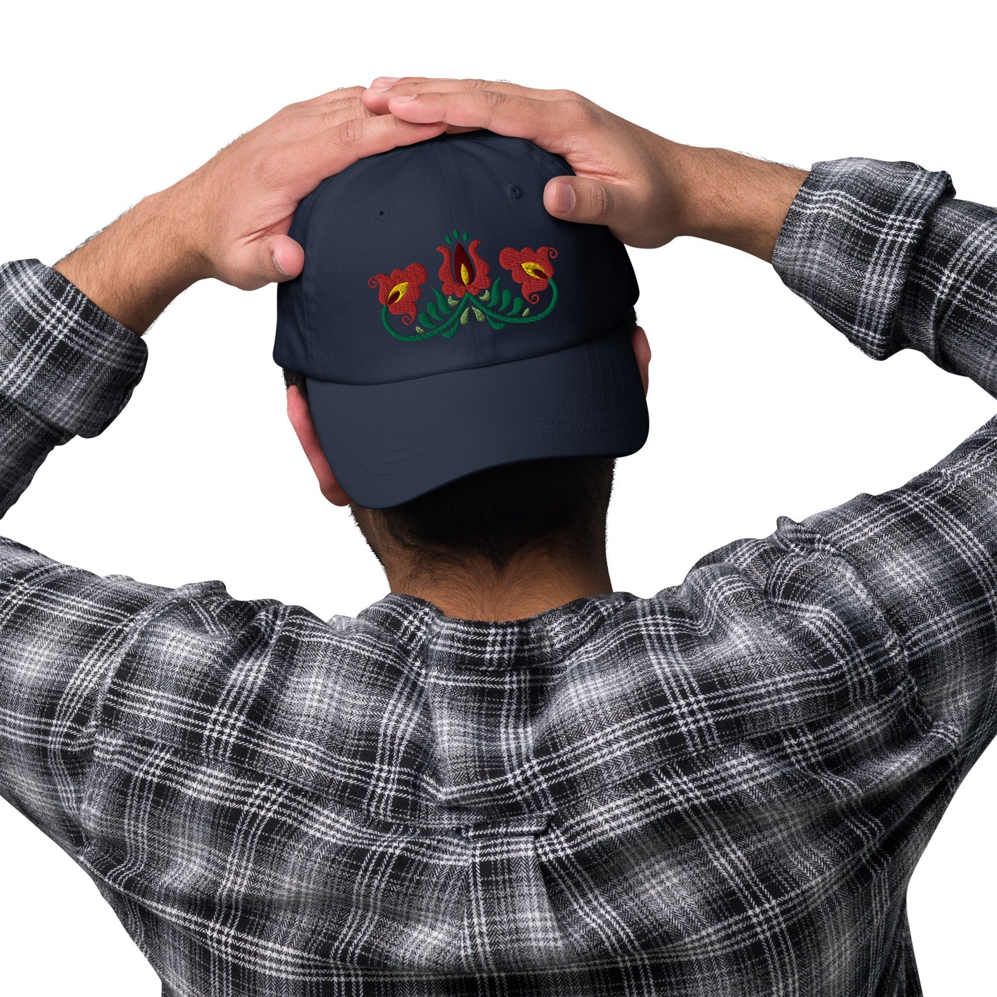 Hungarian Matyó Embroidered  Dad Hat