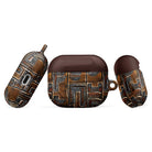 Cocoa Lines Mud Cloth AirPod 3 Case - The Global Wanderer