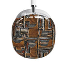Cocoa Lines Mud Cloth AirPods Max Case - The Global Wanderer