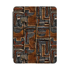 Cocoa Lines Mud Cloth iPad Case - The Global Wanderer