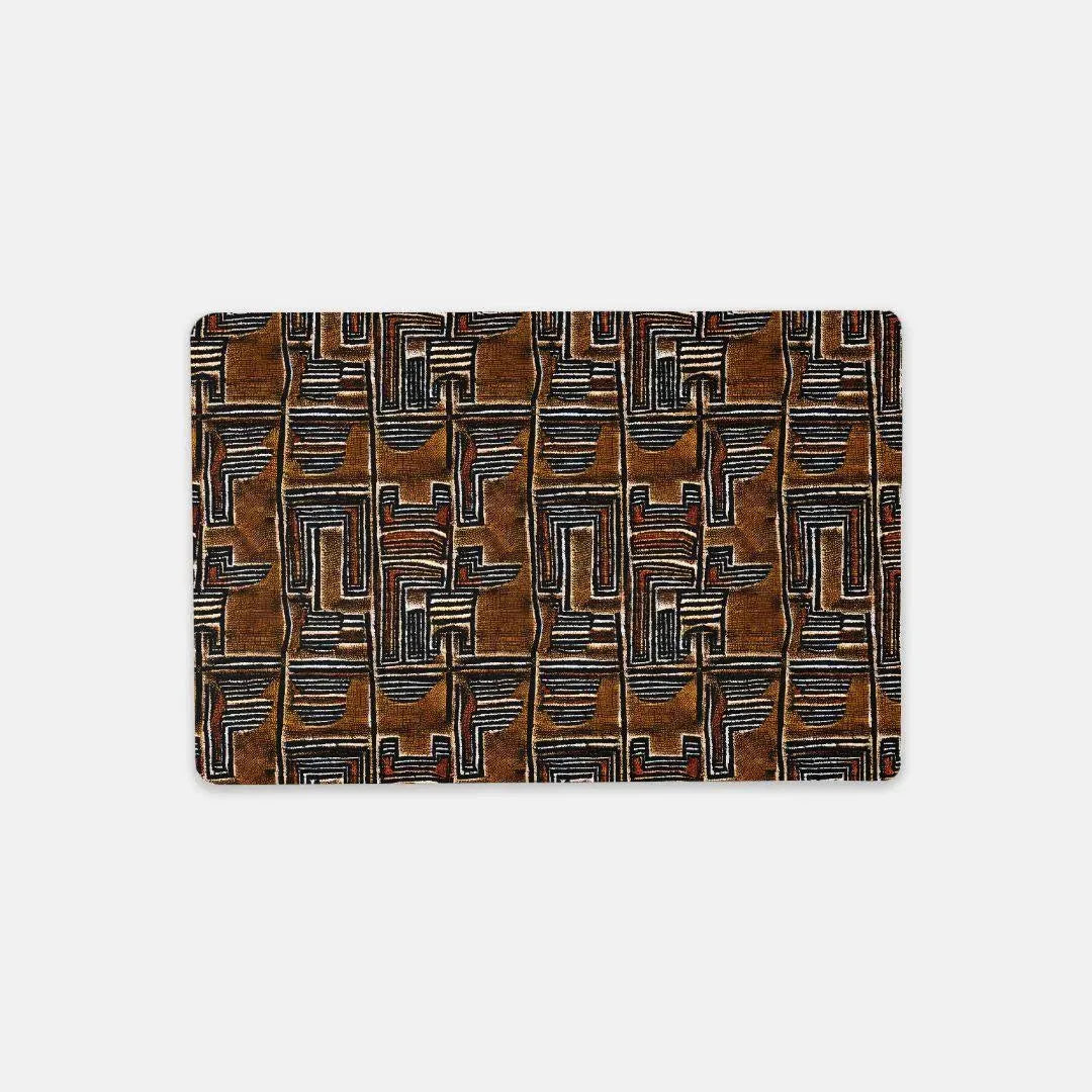 Malian Mud Cloth Print Desk Mat - The Global Wanderer