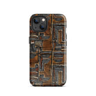 Malian Mud Cloth Tough MagSafe iPhone® Case - The Global Wanderer