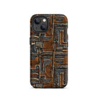Malian Mud Cloth Tough MagSafe iPhone® Case - The Global Wanderer