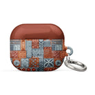 Coral Path Tapa Cloth AirPods 3 Case - The Global Wanderer