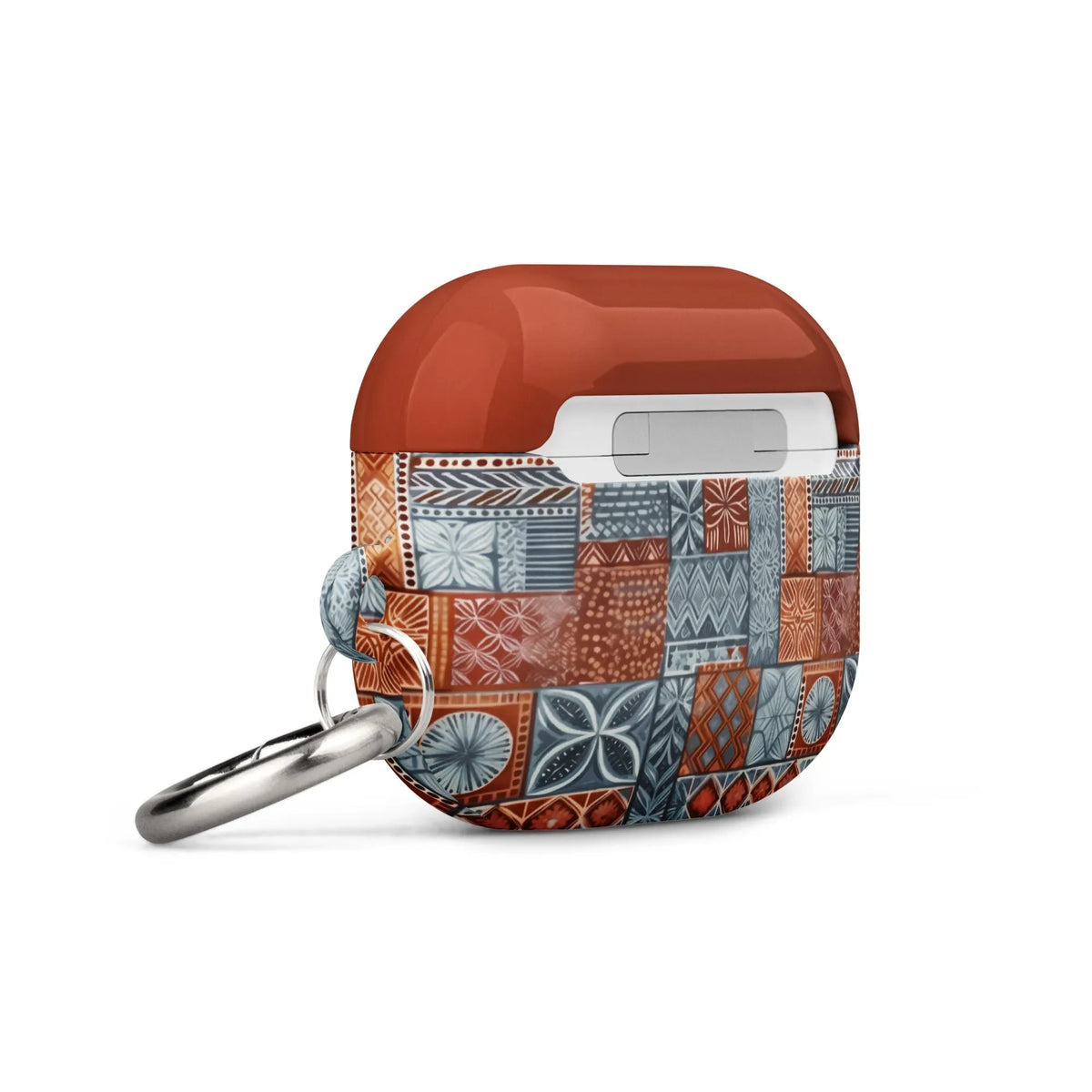 Coral Path Tapa Cloth AirPods 3 Case - The Global Wanderer