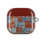 Coral Path Tapa Cloth AirPods 4 Case - The Global Wanderer