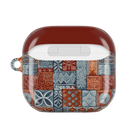 Coral Path Tapa Cloth AirPods 4 Case - The Global Wanderer