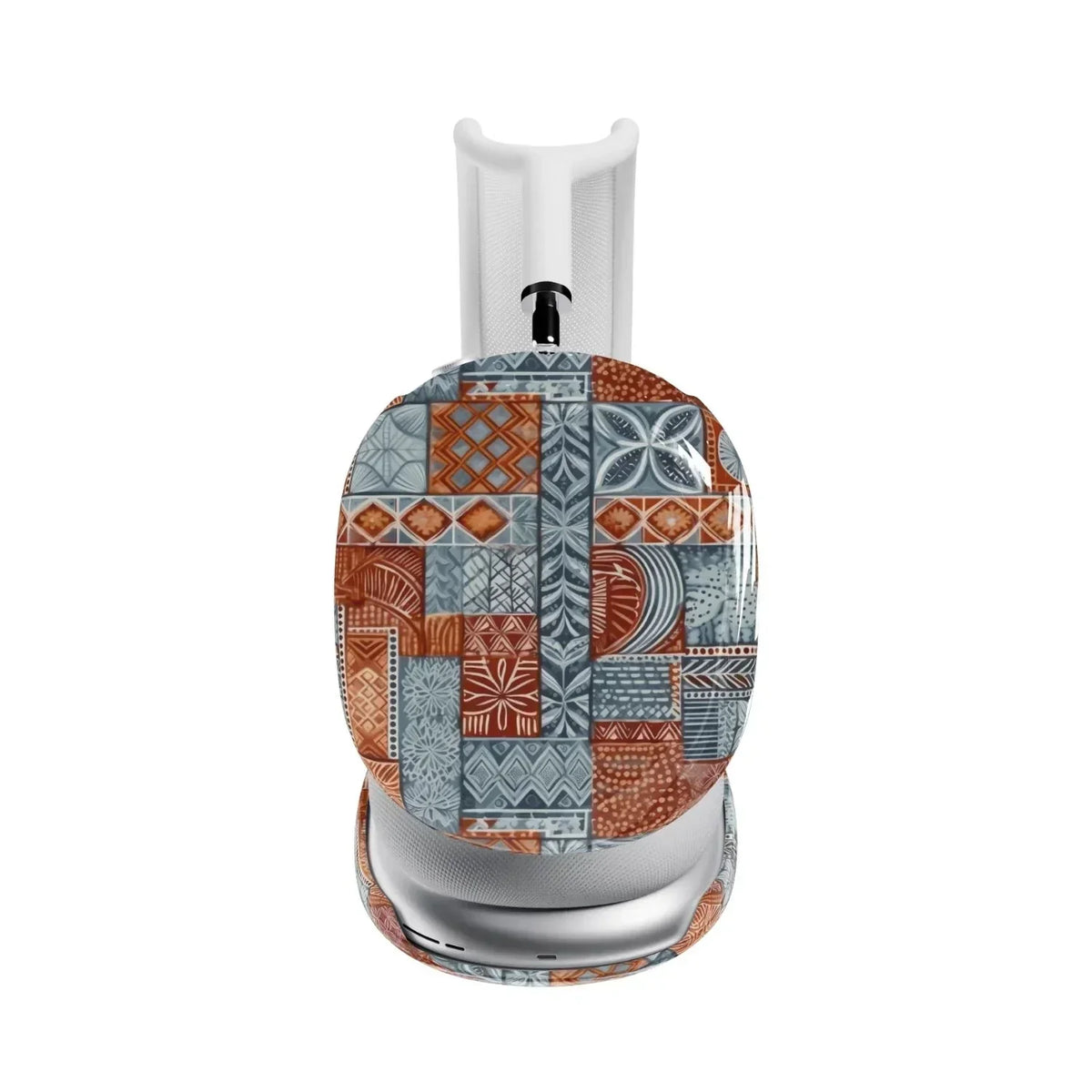 Coral Path Tapa Cloth AirPods Max Case - The Global Wanderer