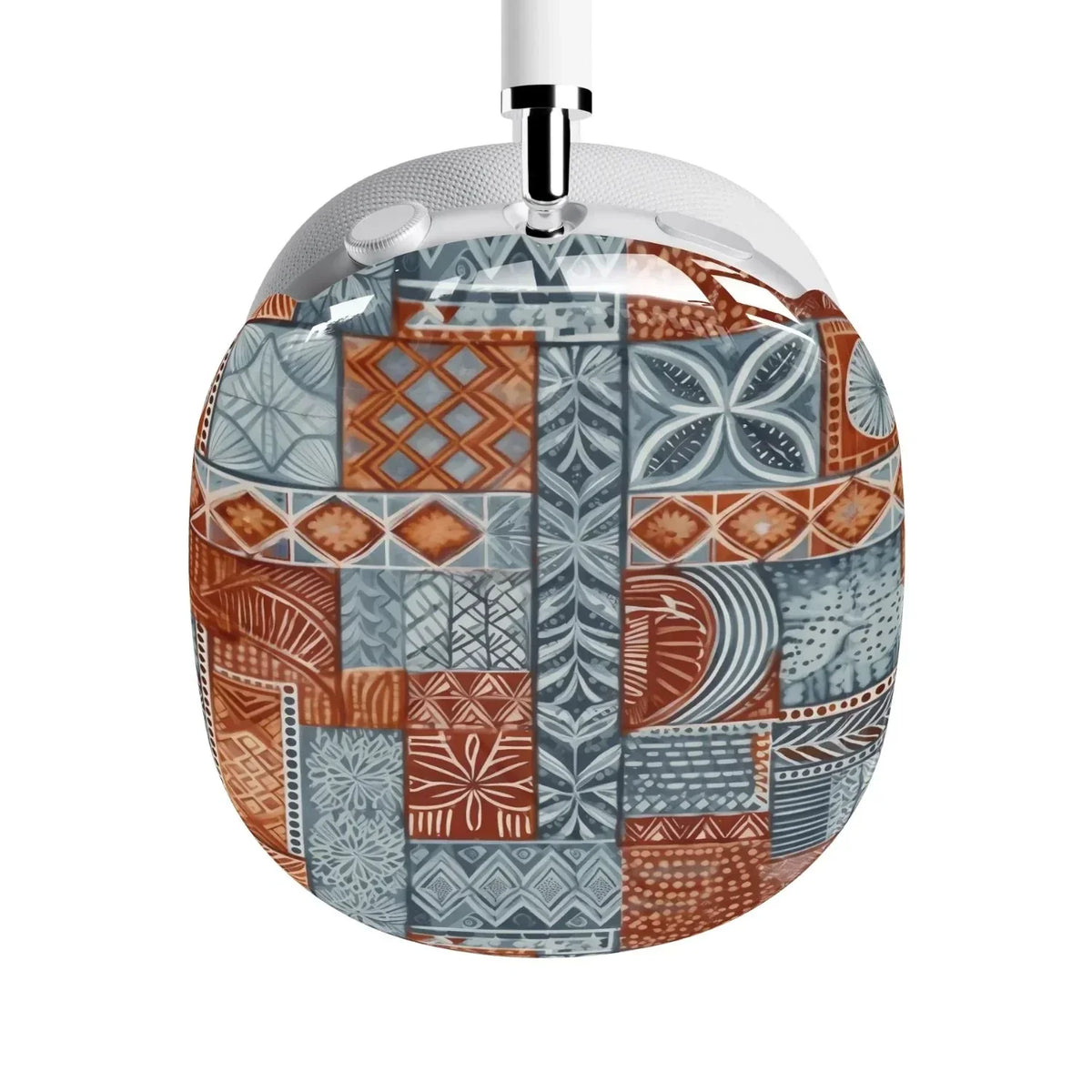 Coral Path Tapa Cloth AirPods Max Case - The Global Wanderer