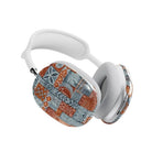 Coral Path Tapa Cloth AirPods Max Case - The Global Wanderer