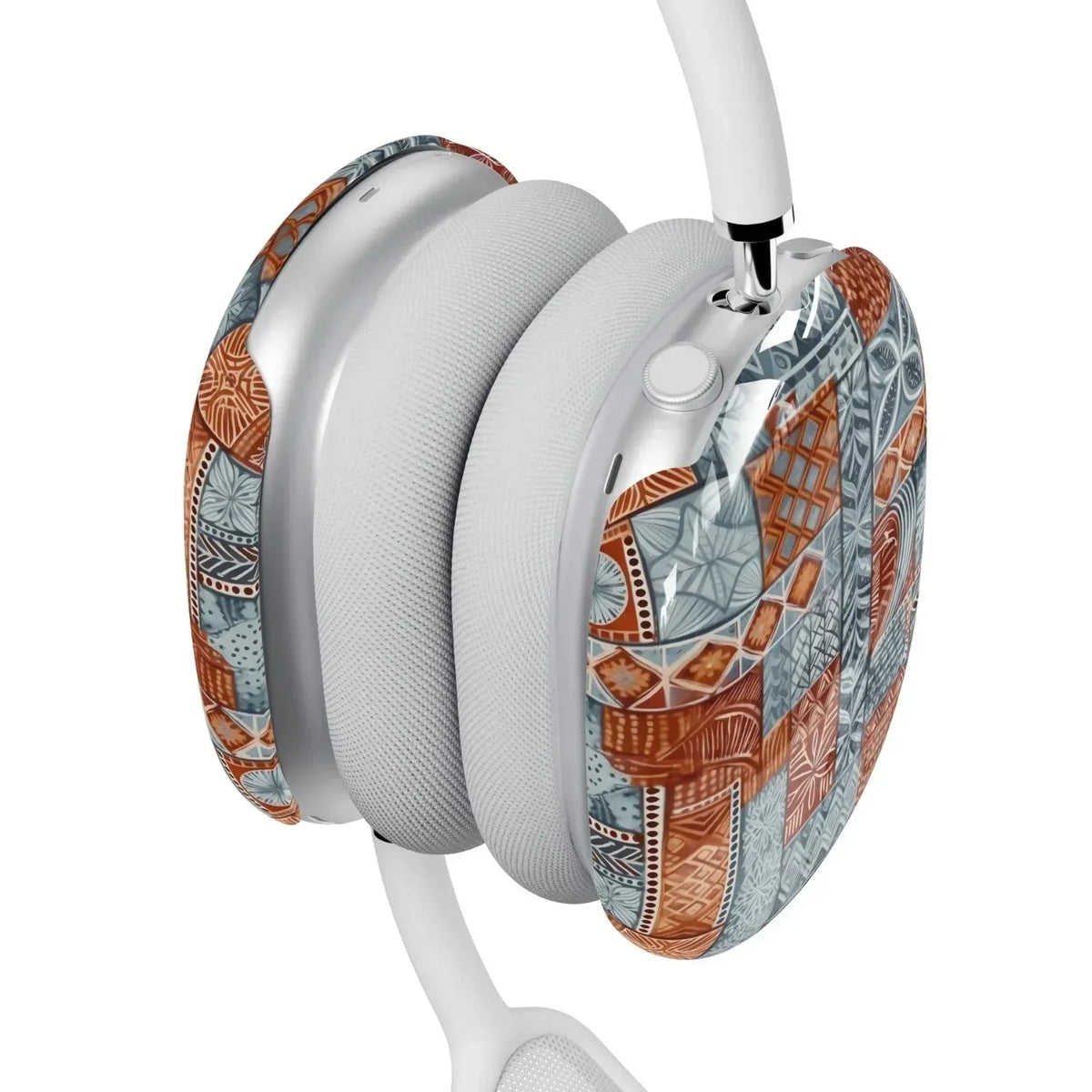 Coral Path Tapa Cloth AirPods Max Case - The Global Wanderer