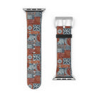 Coral Path Tapa Cloth Apple Watch Band - The Global Wanderer