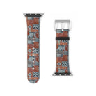 Coral Path Tapa Cloth Apple Watch Band - The Global Wanderer