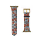 Coral Path Tapa Cloth Apple Watch Band - The Global Wanderer