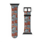 Coral Path Tapa Cloth Apple Watch Band - The Global Wanderer