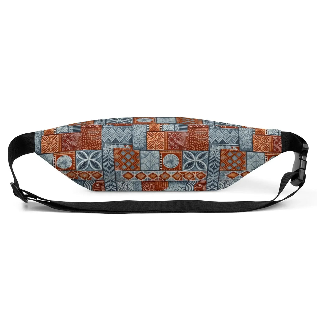 Coral Path Tapa Cloth Fanny Pack - The Global Wanderer