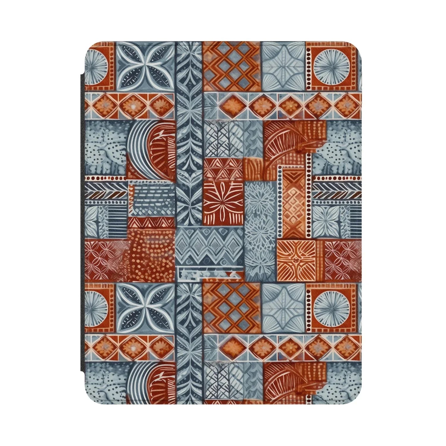 Coral Path Tapa Cloth iPad Case - The Global Wanderer