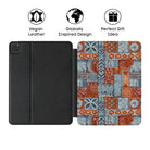 Coral Path Tapa Cloth iPad Case - The Global Wanderer