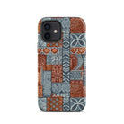 Coral Path Tapa Cloth iPhone Case - The Global Wanderer
