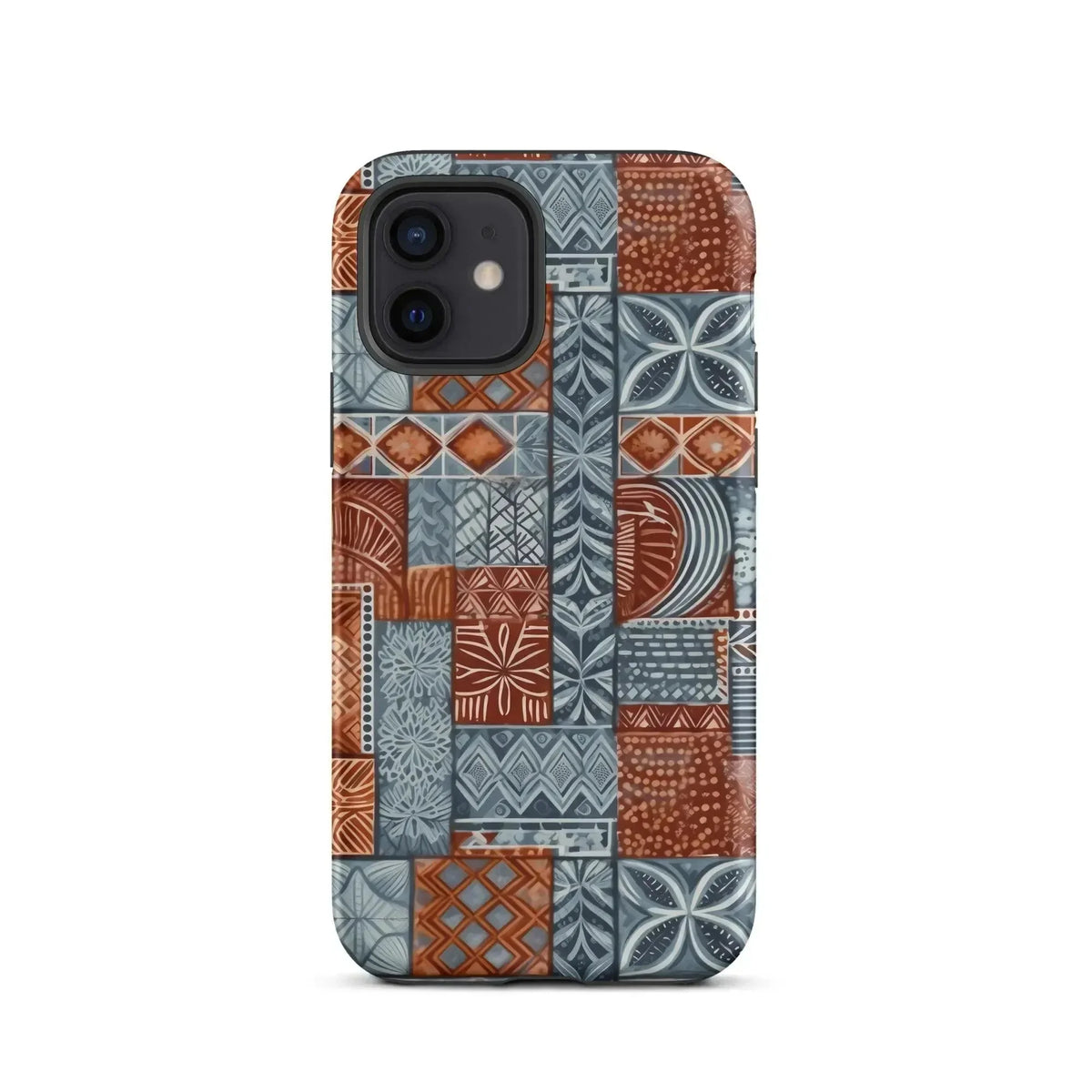 Coral Path Tapa Cloth iPhone Case - The Global Wanderer
