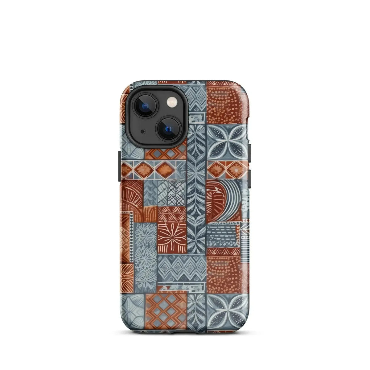 Coral Path Tapa Cloth iPhone Case - The Global Wanderer