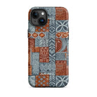 Coral Path Tapa Cloth iPhone Case - The Global Wanderer