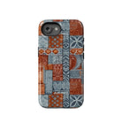 Coral Path Tapa Cloth iPhone Case - The Global Wanderer