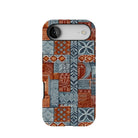 Coral Path Tapa Cloth iPhone Case - The Global Wanderer