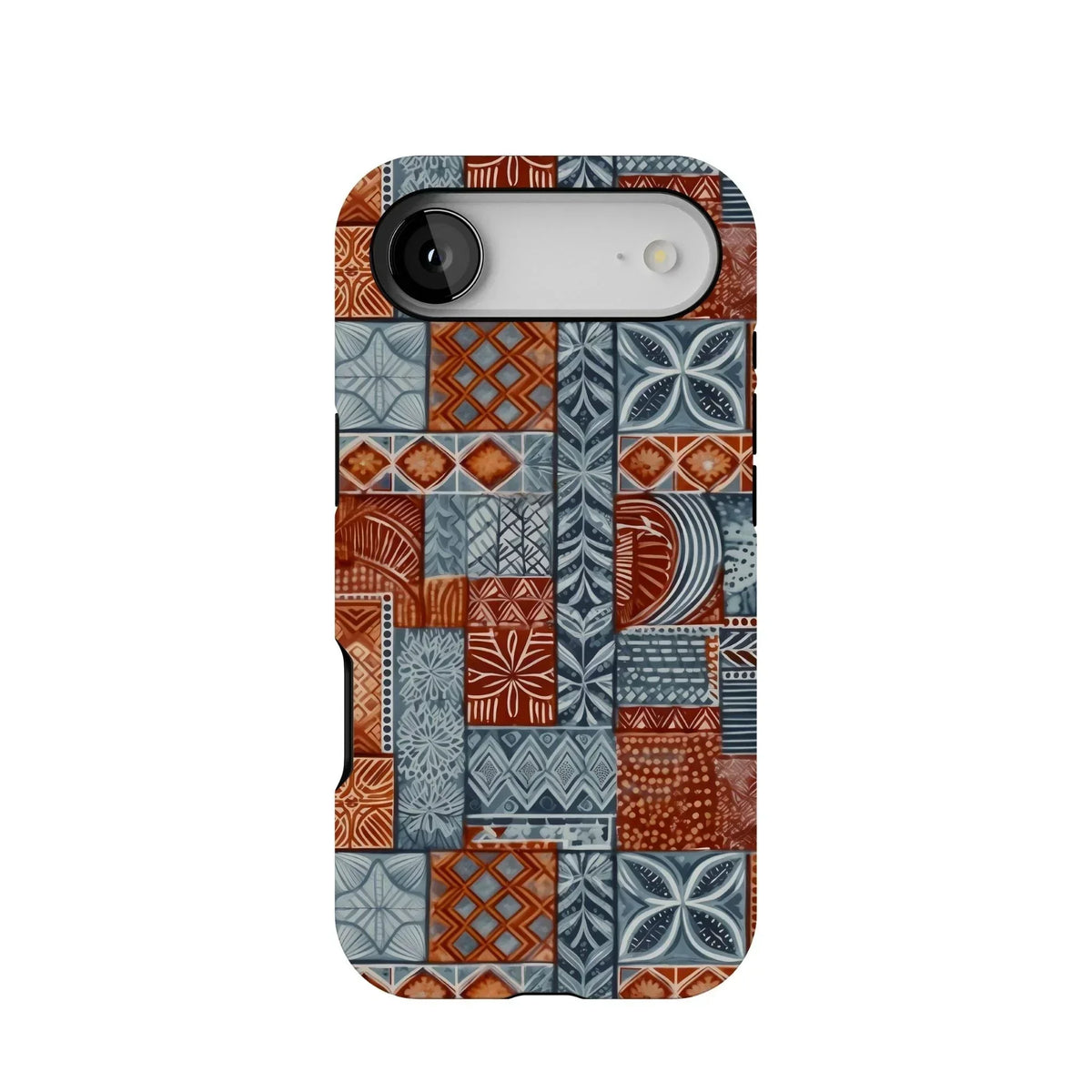 Coral Path Tapa Cloth iPhone Case - The Global Wanderer