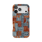 Coral Path Tapa Cloth iPhone Case - The Global Wanderer